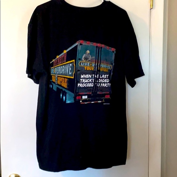 Toby Keith Live in Overdrive Local Crew band tee - Picture 1 of 4